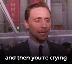 Tom Hiddleston And Then You're Crying